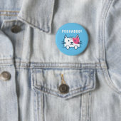 Peekaboo Cat Ronde Button 5,7 Cm (In situ)