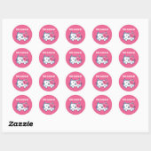 Peekaboo Cat Ronde Sticker (Vel)