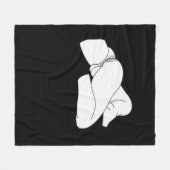 Peekaboo Classic Funny Fleece Deken (Voorkant (Horizontaal))