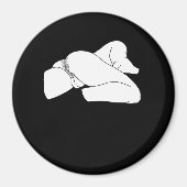 Peekaboo Classic Funny Magneet (Voorkant)