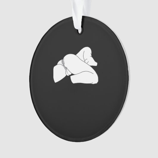 Peekaboo Classic Funny Ornament (voorkant)