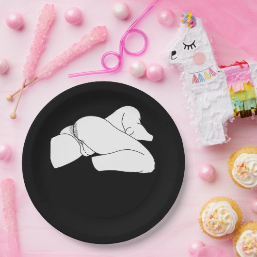 Peekaboo Classic Funny Papieren Bordje (Feest)