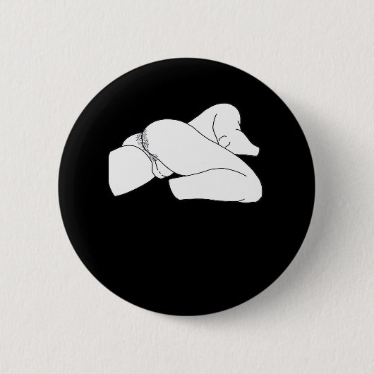 Peekaboo Classic Funny Ronde Button 5,7 Cm (Voorkant)