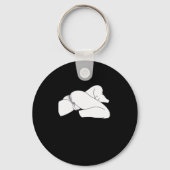 Peekaboo Classic Funny Sleutelhanger (Voorkant)