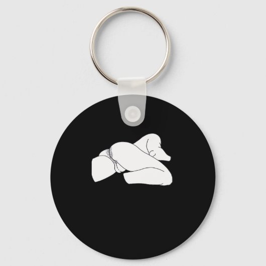 Peekaboo Classic Funny Sleutelhanger (Voorkant)