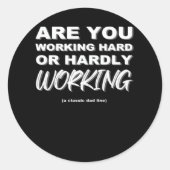 Peekaboo Claws Ronde Sticker (Voorkant)