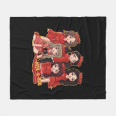 Peekaboo Cosy Autumn Fleece Deken (Voorkant (Horizontaal))