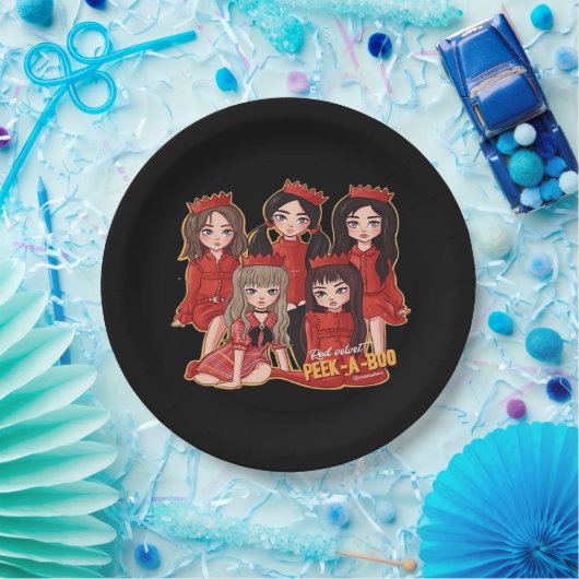 Peekaboo Cosy Autumn Papieren Bordje (Feest)