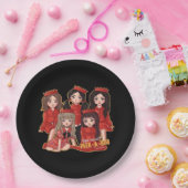 Peekaboo Cosy Autumn Papieren Bordje (Feest)