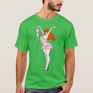 PeekaBoo Curvy Redhead T-shirt