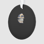 Peekaboo Death Skull Ornament (voorkant)