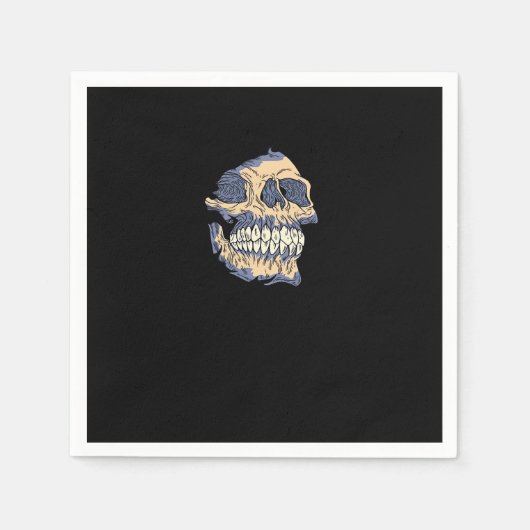Peekaboo Death Skull Servet (Voorkant)