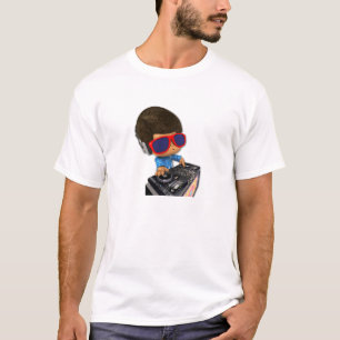 Peekaboo DJ afro T-shirt