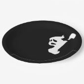 Peekaboo Essential Sloth Halloween Papieren Bordje (Gekanteld)