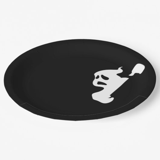 Peekaboo Essential Sloth Halloween Papieren Bordje (Gekanteld)