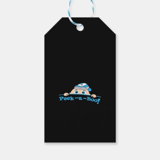 Peekaboo Fitted Cadeaulabel (Voorkant)