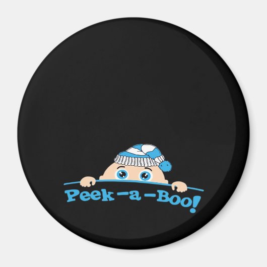 Peekaboo Fitted Magneet (Voorkant)