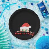 Peekaboo Fitted Papieren Bordje (Feest)