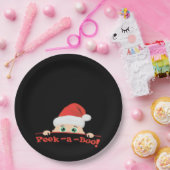 Peekaboo Fitted Papieren Bordje (Feest)