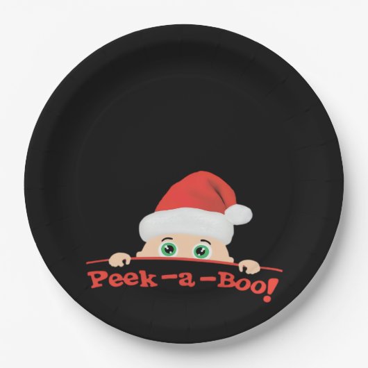 Peekaboo Fitted Papieren Bordje (Voorkant)