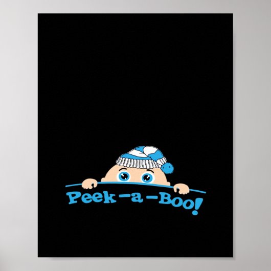 Peekaboo Fitted Poster (Voorkant)