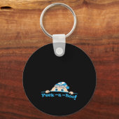 Peekaboo Fitted Sleutelhanger (Voorkant)