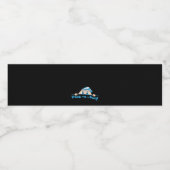 Peekaboo Fitted Waterfles Etiket (Enkel label)