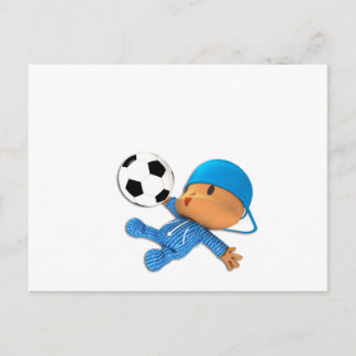 Peekaboo football briefkaart