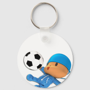 Peekaboo football sleutelhanger
