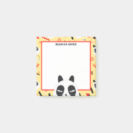 Peekaboo Gele Pandabeer Post-it® Notes