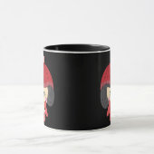 Peekaboo Girl Luiaard Design Mok (Midden)