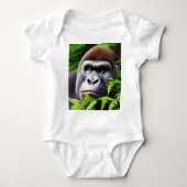 Peekaboo Gorilla, Baby Bosysuit Romper (Voorkant)