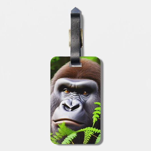 Peekaboo Gorilla, Bagagelabels (Achterkant verticaal)