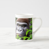 Peekaboo Gorilla, Bone China Cup Porselein Kop (Rechts)
