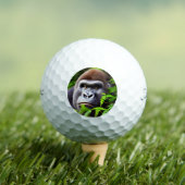 Peekaboo Gorilla, Golf Balls Golfballen (Insitu Shirt)
