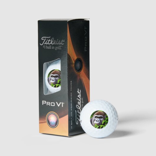 Peekaboo Gorilla, Golf Balls Golfballen (Verpakking)
