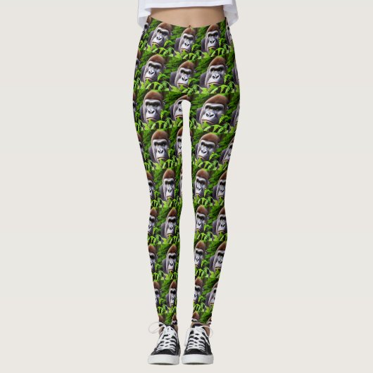 Peekaboo Gorilla, Leggings (Voorkant)