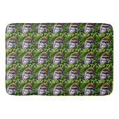 Peekaboo Gorilla, Memory Foam Bathmat Badmat (Voorkant)