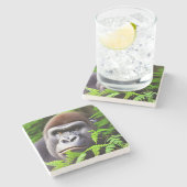 Peekaboo Gorilla, Stone Onderzetter (Zijkant)