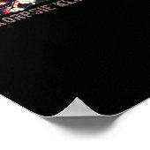 Peekaboo grafische herfstvibes poster (Hoek)