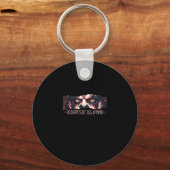 Peekaboo grafische herfstvibes sleutelhanger (Voorkant)