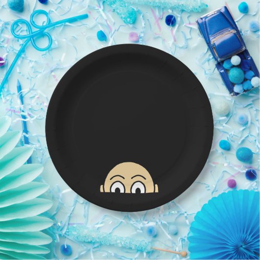 Peekaboo Graphic Basic-prijsopgave Papieren Bordje (Feest)