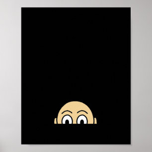 Peekaboo Graphic Basic-prijsopgave Poster