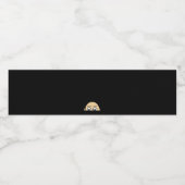 Peekaboo Graphic Basic-prijsopgave Waterfles Etiket (Enkel label)