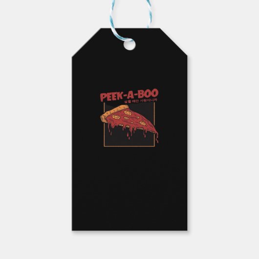 Peekaboo Grappig Quote Cadeaulabel (Voorkant)