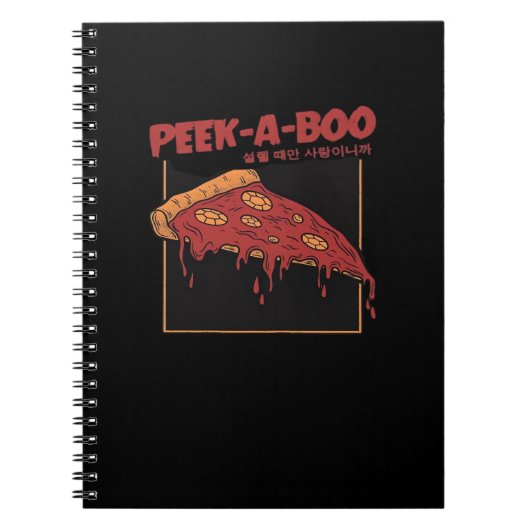 Peekaboo Grappig Quote Notitieboek (Voorkant)