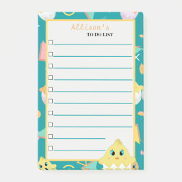 Peekaboo Groene Baby Chick Notities Post-it® Notes