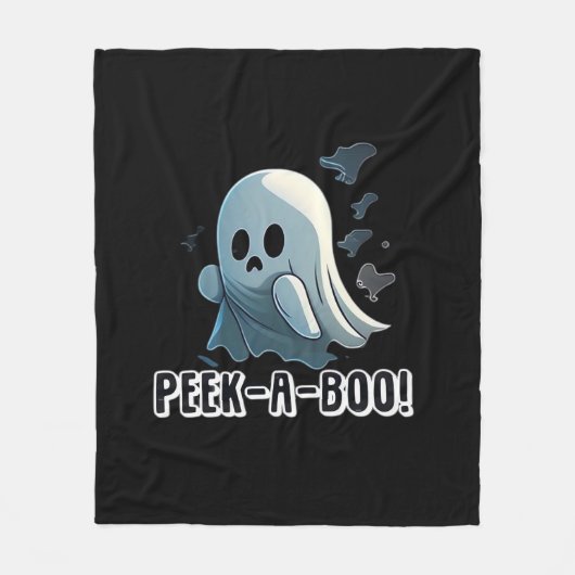 Peekaboo Halloween Edition Fleece Deken (Voorkant)