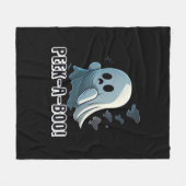 Peekaboo Halloween Edition Fleece Deken (Voorkant (Horizontaal))