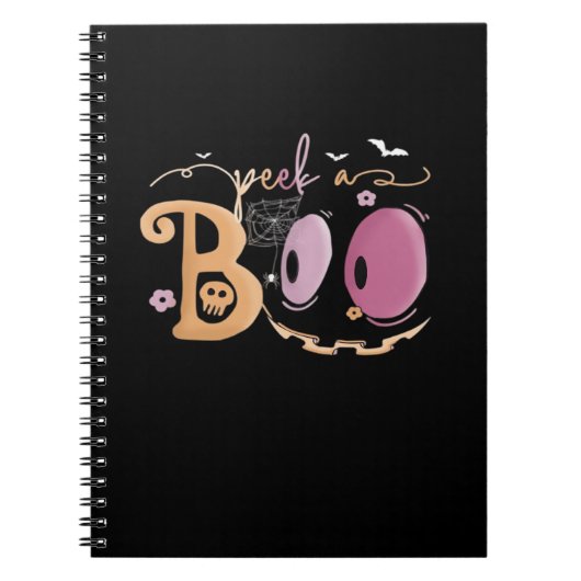 Peekaboo Halloween Essential Sloth Notitieboek (Voorkant)